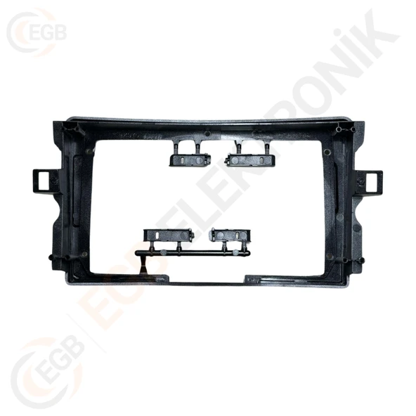 OTO TABLET ÇERÇEVE TOYOTA VERSO 2009-2018 9" GÜMÜŞ TAC-034 - Resim 2