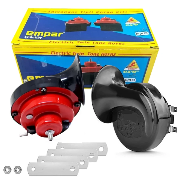 Salyangoz Dadat Korna 12v 410hz 510hz 2 Fişli 2 Adet ürün görseli 1