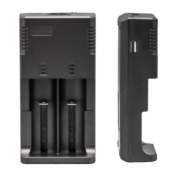 NARİTA HD-8863 18650-26650-16340-14500-AA-AAA 4.2V USB 600MA 2'Lİ PİL ŞARJ CİHAZI - Resim 2