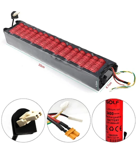 Golf 10s-3p Şarjlı Scooter İstasyon Pili 42 Volt 7.8ah ürün görseli 1