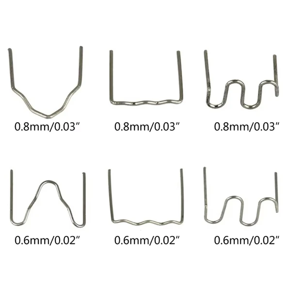 POWERMASTER PM-25315 OTO TAMPON KAPORTA PLASTİK ONARIM TAMİR KAYNAK ÇİVİSİ 6 TİP ŞEKİL (600 ADET) - Resim 4