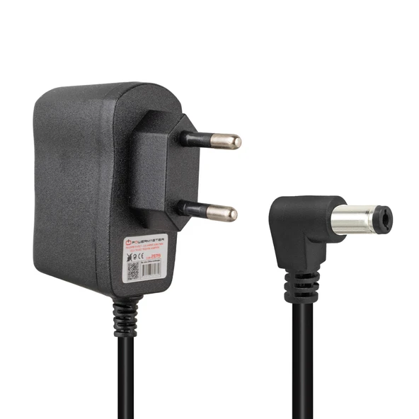 POWERMASTER PM-23719 9 VOLT - 0.5 AMPER 5.5*2.5 MM L UÇLU PANASONİC TELSİZ TELEFON ADAPTÖR ürün görseli 1