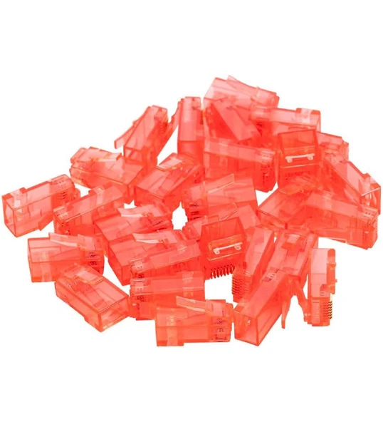 RJ45 RJ45 CAT6 8P/8C KIRMIZI SOKET (100LÜ PAKET) (AVD-24) ürün görseli 1
