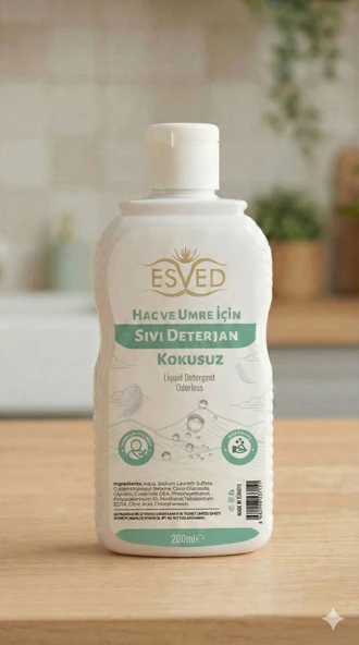 Esved Kokusuz Sıvı Deterjan 200 ml – Hac ve Umre İçin Özel Üretim ürün görseli 1