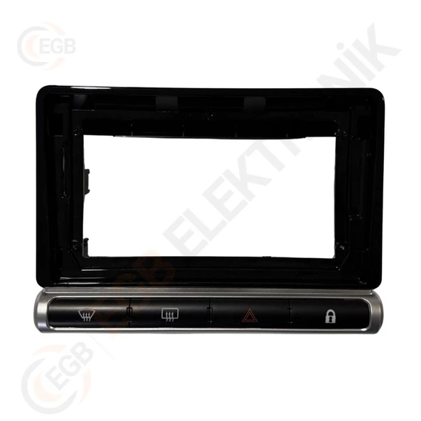 CITROEN C3 2021-2023 CR366B ÇERÇEVE SİYAH 9" (RS-041) ürün görseli 1