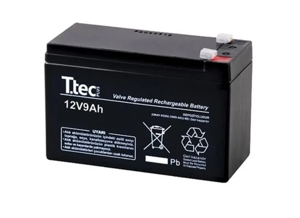 Ttec 12V 9AH Kuru Akü ürün görseli 1