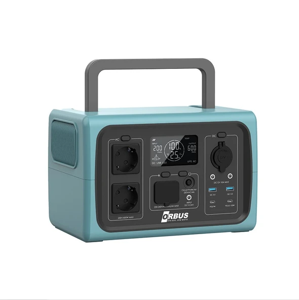 ORBUS OPS-600 600W Power Station Taşınabilir Güç Kaynağı ürün görseli 1