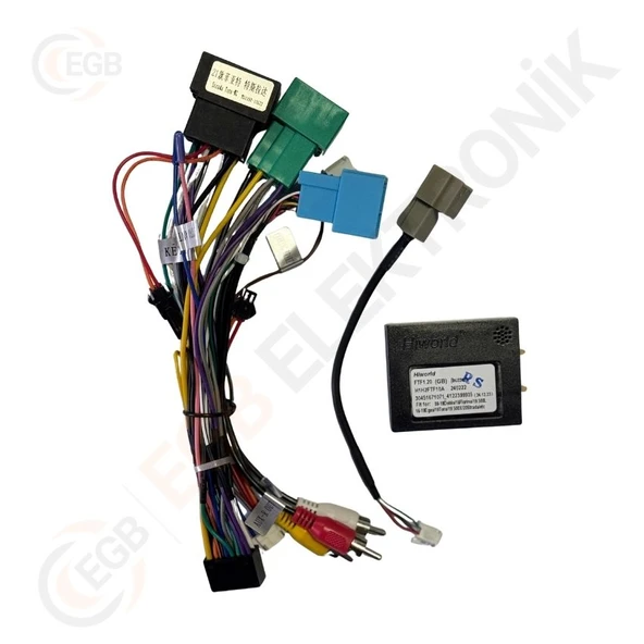 FIAT DUCATO 2022-2023 CR367B ÇERÇEVE SİYAH 9" (RS-049) - Resim 2