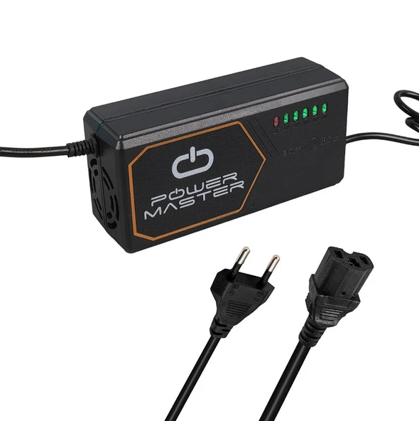 POWERMASTER PM-31174 24 VOLT - 20 AMPER C16 UÇLU ELEKTRİKLİ BİSİKLET ŞARJ CİHAZI ürün görseli 1