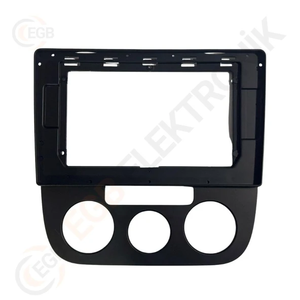 VW Jetta 2006-2010 CR523B ÇERÇEVE SİYAH (manual AC ) 10,1'' (RS-029) ürün görseli 1