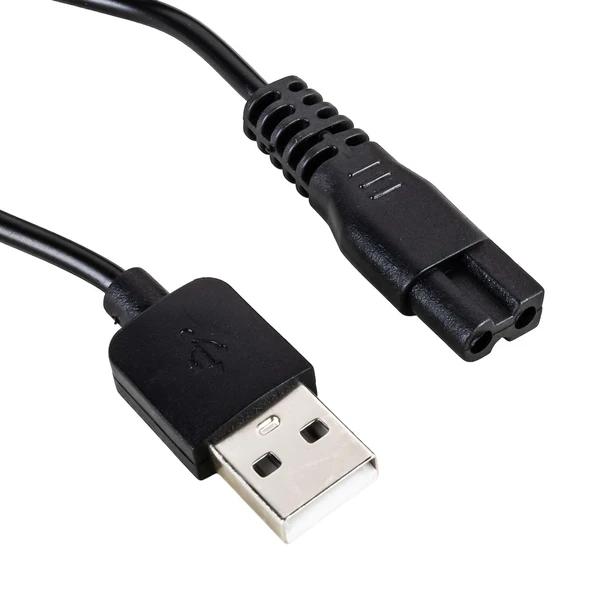 TIRAŞ MAKİNALARI İÇİN USB ŞARJ KABLOSU 1 METRE (1) (AVD-308) ürün görseli 1