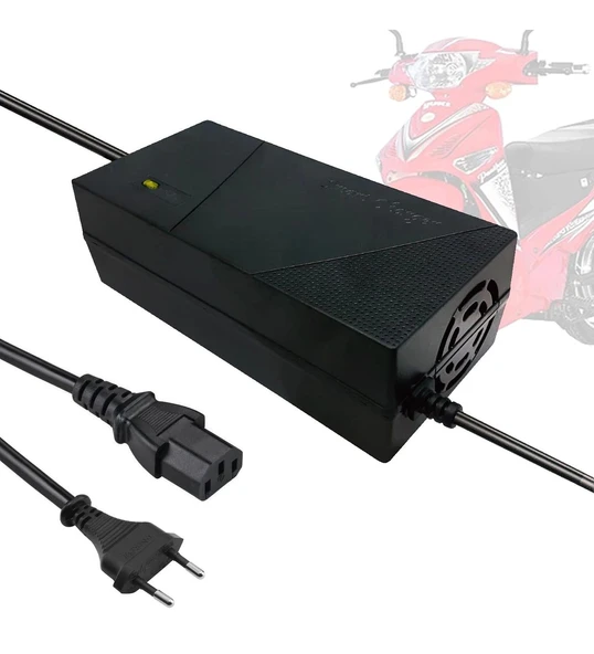 ELEKTRİKLİ BİSİKLET ŞARJ ALETİ 36V 20A FANLI MZ-510 ürün görseli 1