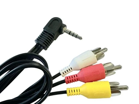 Rose 3.5mm - 3RCA Audio Video AV Kablo RC-38 (AVD-300) ürün görseli 1