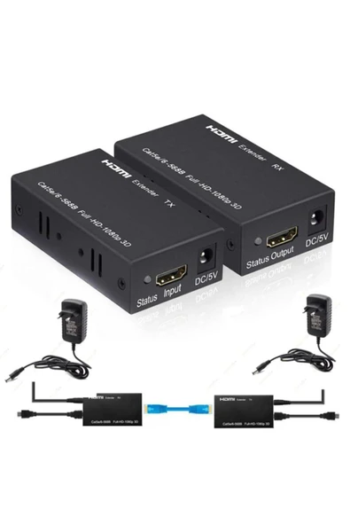 FULLY H-608H HDMI 60 mt Extender ürün görseli 1