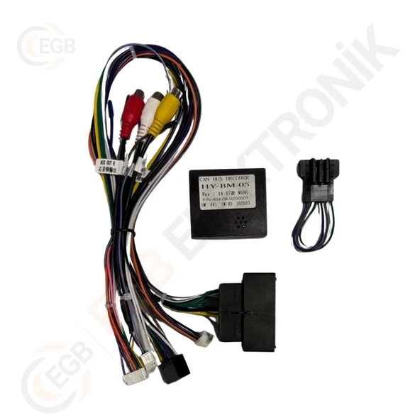 OTO TABLET ÇERÇEVE BMW SMART MINI 2015-2019 9" SİYAH TAC-205 - Resim 2