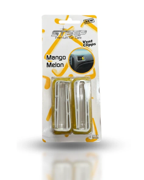 STEEP Ultimate Araç İçi Klima Kokusu Klipsli 4 Adet Mango & Melon ürün görseli 1