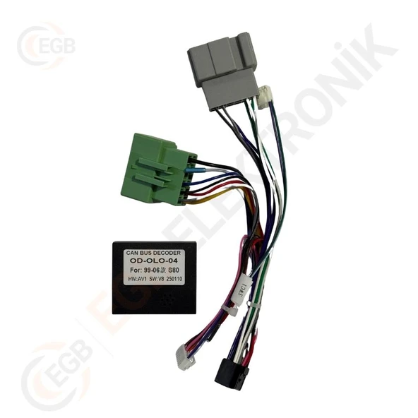 Volvo S80 2004-2006 CR304B ÇERÇEVE SİYAH 9' (RS-037) - Resim 2