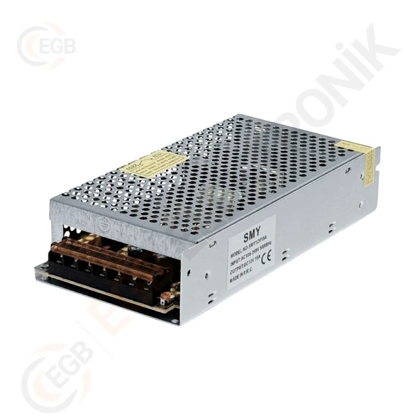 SMY 12V 15A Metal Kasa Adaptör Geniş Kasa Adaptör ürün görseli 1