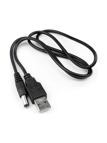 USB To Dc 5.5 2.1 mm Kalın Uç Power Güç Çevirici Adaptör Kablosu (AVD-73) ürün görseli 1