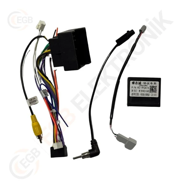 CITROEN C 5 2009-2015 CR023B ÇERÇEVE SİYAH 10,1" (RS-043) - Resim 2