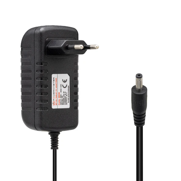 POWERMASTER PM-1803 12 VOLT - 2 AMPER 3.5*1.35 MM UÇ TABLET PC ADAPTÖRÜ ürün görseli 1