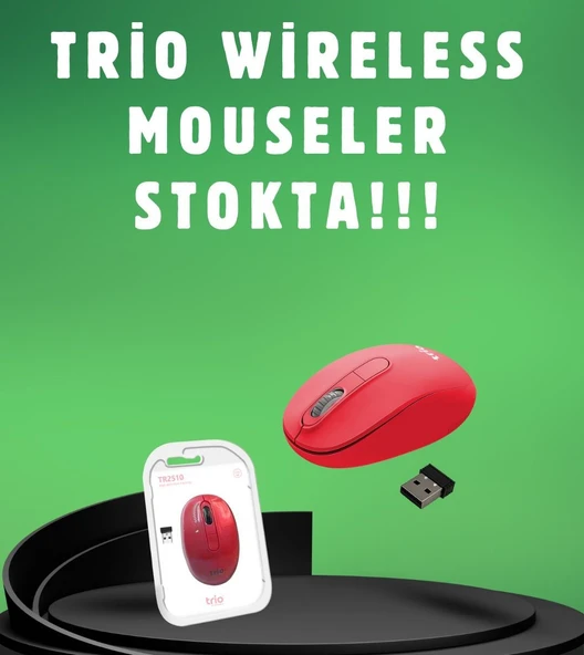 TRİO TR-2510 WIRELESS MOUSE ürün görseli 1