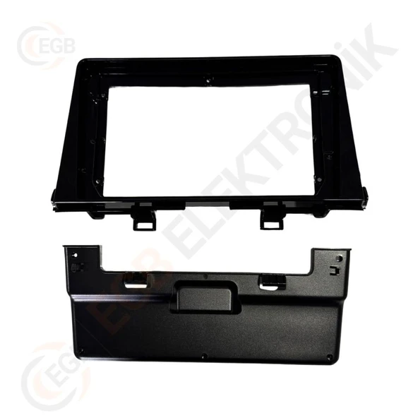 OTO TABLET ÇERÇEVE KIA RIO PICANTO 2017+ 9" PIANO BLACK TAC-101 ürün görseli 1