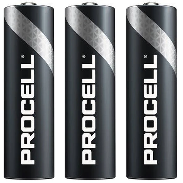 PROCELL ENDÜSTRİYEL ALKALİN LR6 AA KALEM PİL (10'LU PAKET FİYATI)(DURACELL) - Resim 2