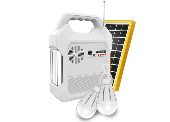 S-Link SL-8699 FM-CD Card-USB-Bluetooth Solar Panel-Led Lamba Taşınabilir Şarj Edilebilir Işıldak ürün görseli 1