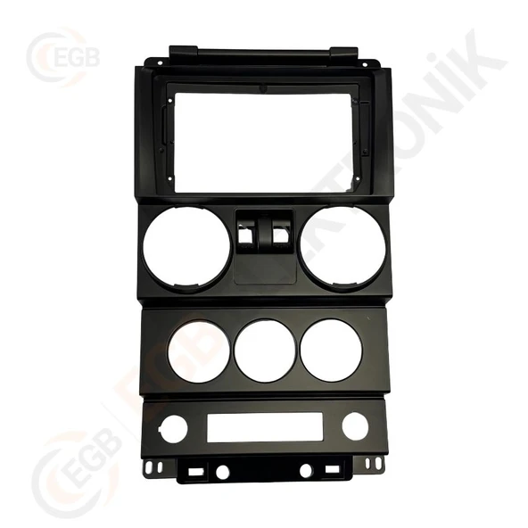 JEEP WRANGLER Rubicon 2008-2010 CR459B ÇERÇEVE SİYAH 9" (RS-008) ürün görseli 1