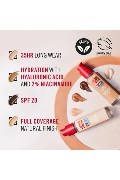 Rimmel Kalıcı Bitiş 35 Saat Fondöten - 200 - Yumuşak Bej, 30ml - Resim 4