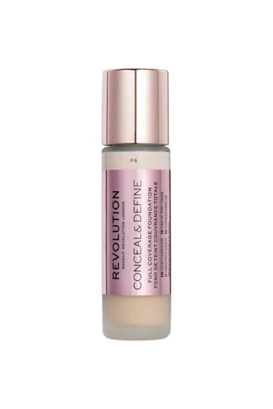 Revolution Conceal & Define Fondöten F-6 5057566089067 - Resim 4