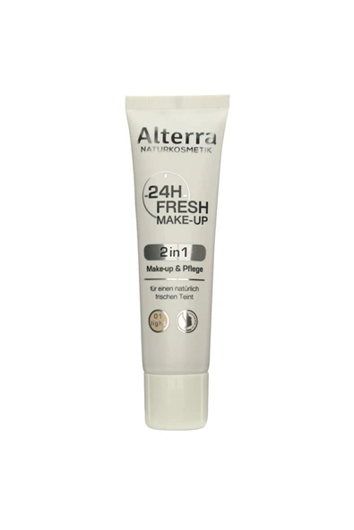 Alterra Fondöten 24 Fresh 01 Light 30 ml - Resim 5