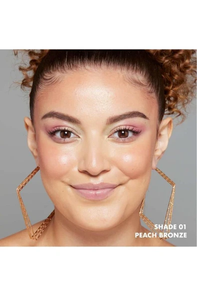 NYX Professional Makeup Allık - Bare With Me Luminous Cheek Serum Peach Bronze - Resim 6