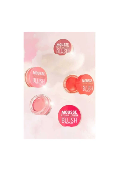 Revolution MOUSSE ALLIK GRAPEFRUIT CORAL Yoğun Pigmentli köpük allık PR - Resim 5