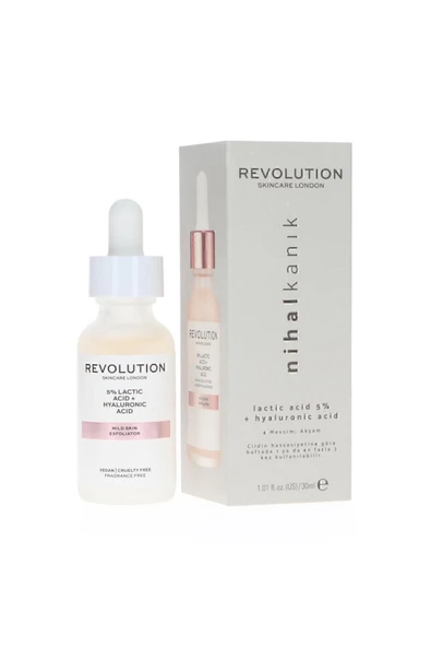 REVOLUTİON SKİNCARE Revolution Skincare X Nihal Kanık %5 Laktik Asit Ve Hyalüronik Asit Serum 30 ml ürün görseli 1