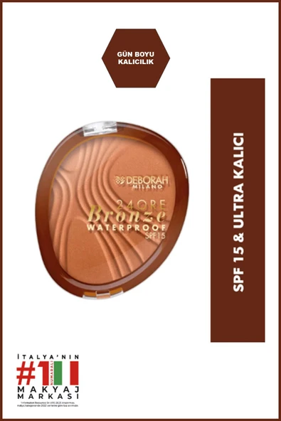 Deborah 24Ore Bronzlaştırıcı No: 01 Light 8009518364897 ürün görseli 1