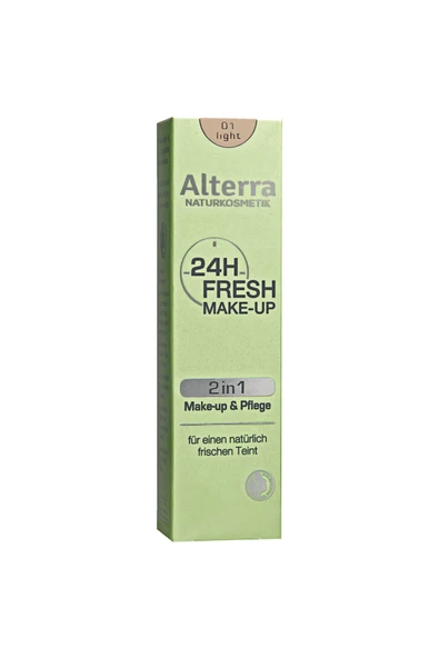Alterra Fondöten 24 Fresh 01 Light 30 ml - Resim 2