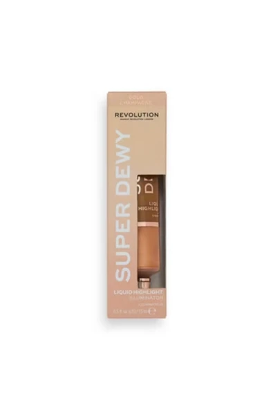 MAKEUP REVOLUTION Revolution Superdewy Likit Aydınlatıcı Gold Champagne - Resim 3