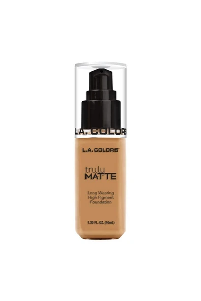 L.A Colors La Colors Truly Matte Fondöten-warm Honey 40ml ürün görseli 1