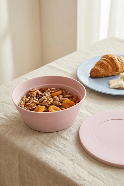 3’lü Plastik Saklama Kabı Seti – Kahvaltılık, Çerezlik, Mutfak Düzenleyici 350 ml - Resim 3