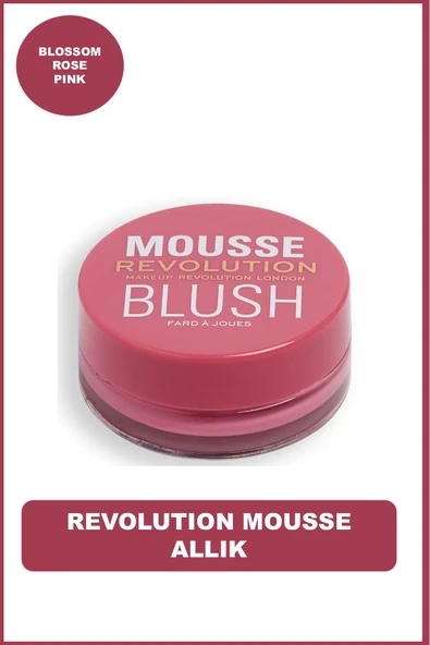 Revolution Mousse Allık Blossom Rose Pınk ürün görseli 1