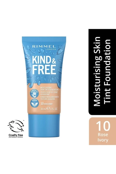 RIMMEL LONDON Fondöten Kind Free Foundation Rose Ivory No:10 ürün görseli 1