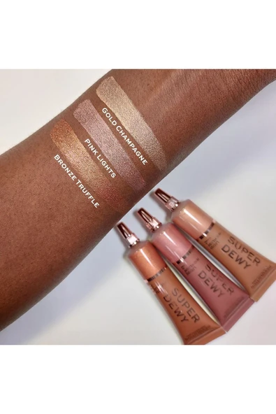 MAKEUP REVOLUTION Revolution Superdewy Likit Aydınlatıcı Gold Champagne - Resim 6