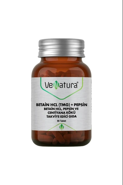Venatura Betain HCL + Pepsin Takviye Edici Gıda 90 Tablet ürün görseli 1