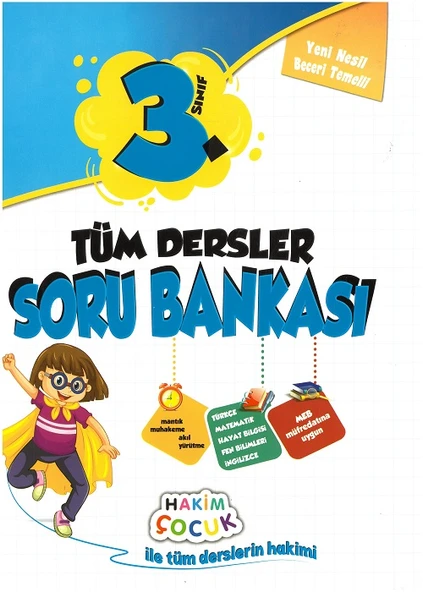 3.Sınıf Çözümlü Problem Kitabı + Tüm Derslere Soru Bankası - Resim 5