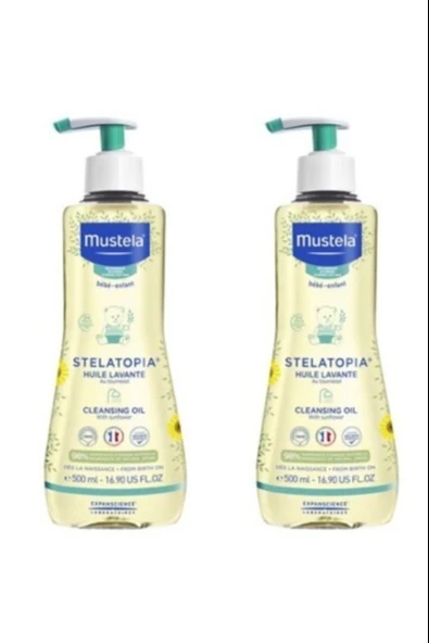 Mustela Stelatopia Huile Lavante Cleansing Oil 500 ml 2 Adet ürün görseli 1