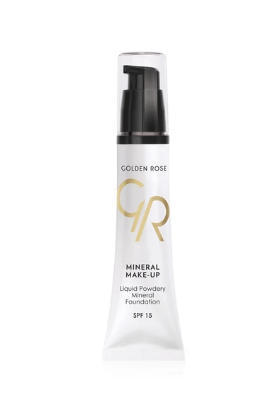 Golden Rose Suya Dayanıklı Fondöten - Liquid Powdery Mineral Foundation No: 14 35 ml 8691190101947 ürün görseli 1