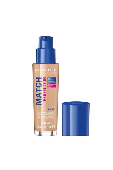 RIMMEL LONDON Fondöten - Match Perfection Foundation 300 Sand 3614220954080 ürün görseli 1