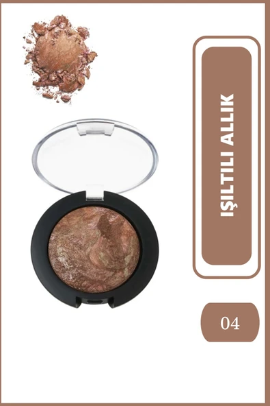 Golden Rose Baked Blush On No: 04 Mix Pink - Işıltılı Allık - 8691190540715 ürün görseli 1